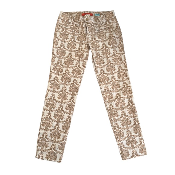 Anthropologie Cartonnier Damask Charlie Ankle Pants Sz 2 - Picture 4 of 10